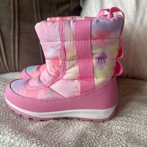 NWOT Weestep Pink Tie-Dye Kids Boots - Sz 11